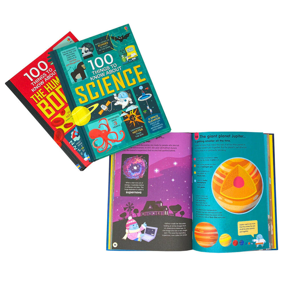Usborne 100 Things to Know About 3 Books Collection Set - Space, The Human Body, Science - Image 4