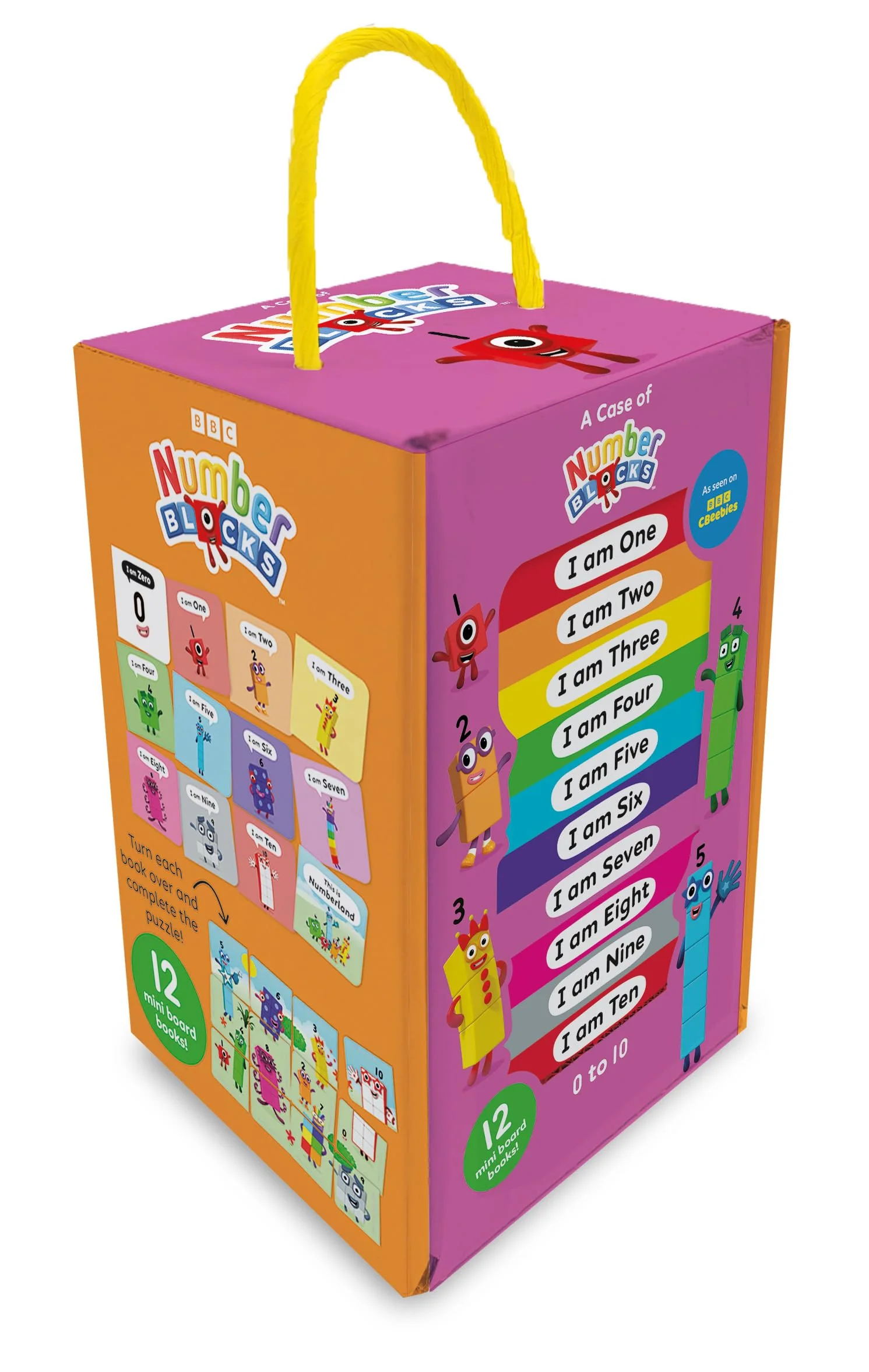 Numberblocks 12 Mini Board Books Carry Case – Learn Numbers Early Learning Preschool Collection - Image 6