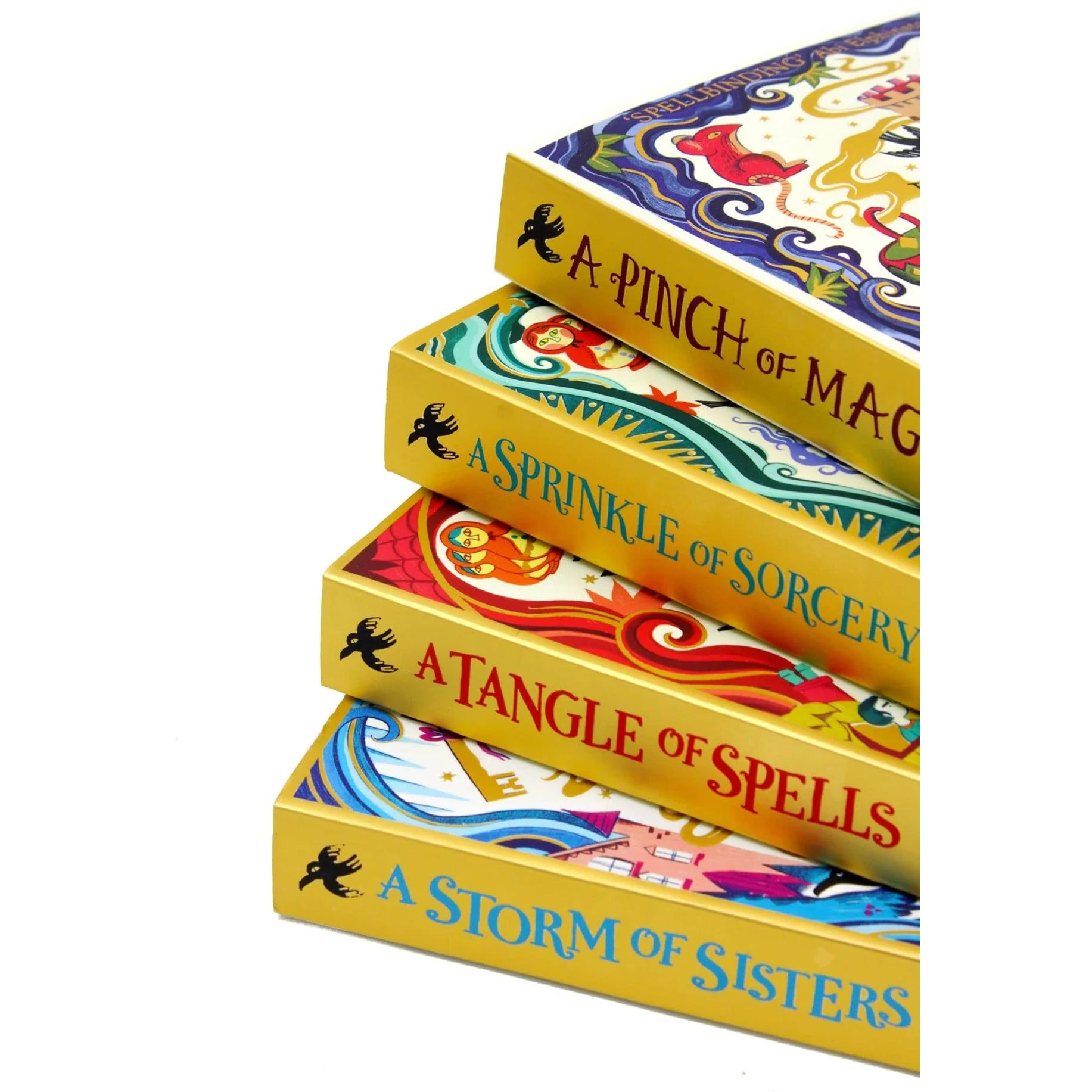 Michelle Harrison A Pinch of Magic Adventure Collection 4 Books Set (A Tangle Of Spells, A Pinch of Magic, A Sprinkle of Sorcery, A Storm Of Sisters) - Image 3