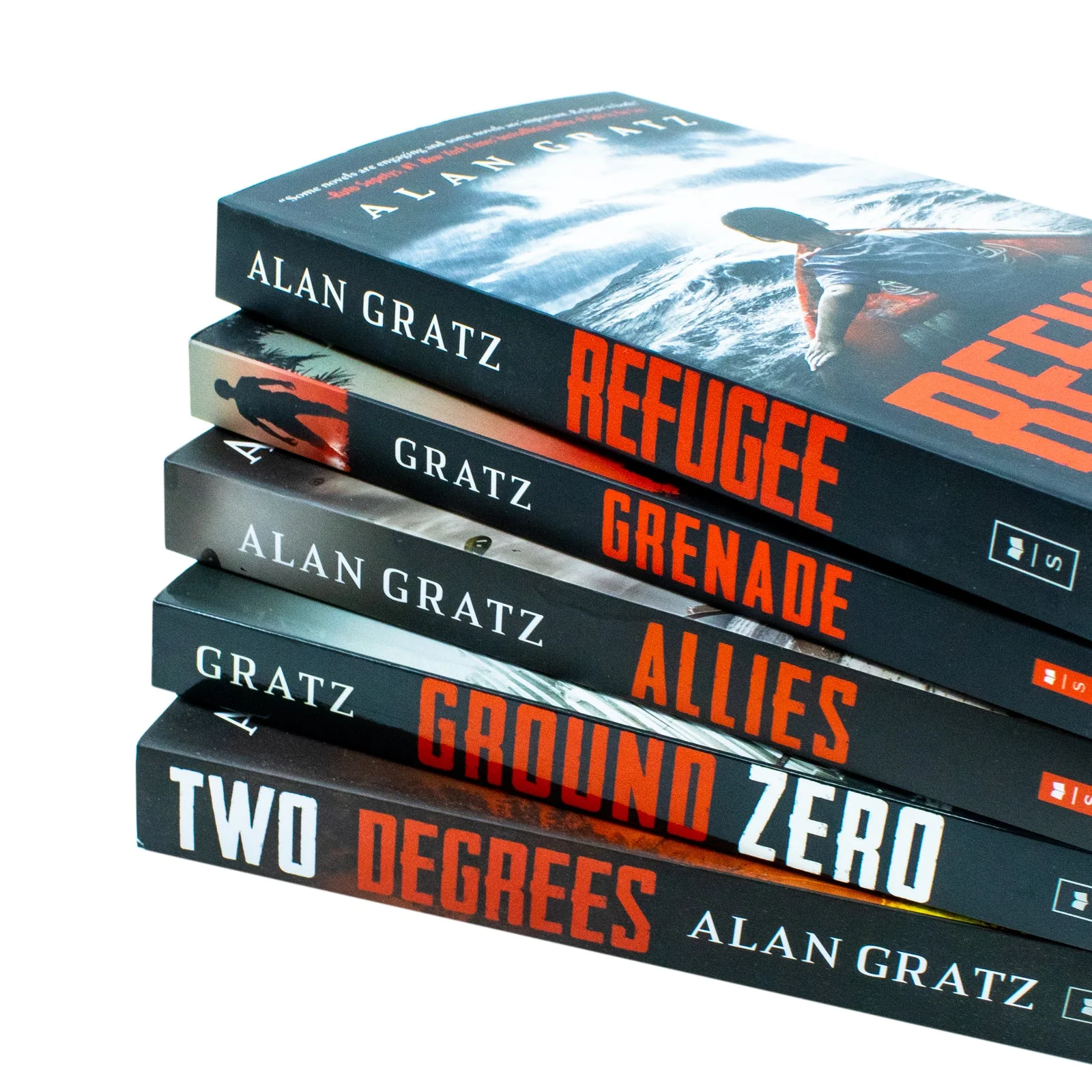 Alan Gratz 5 Books Collection Set (Allies, Two Degrees, Grenade, Refugee, Ground Zero) - Image 3