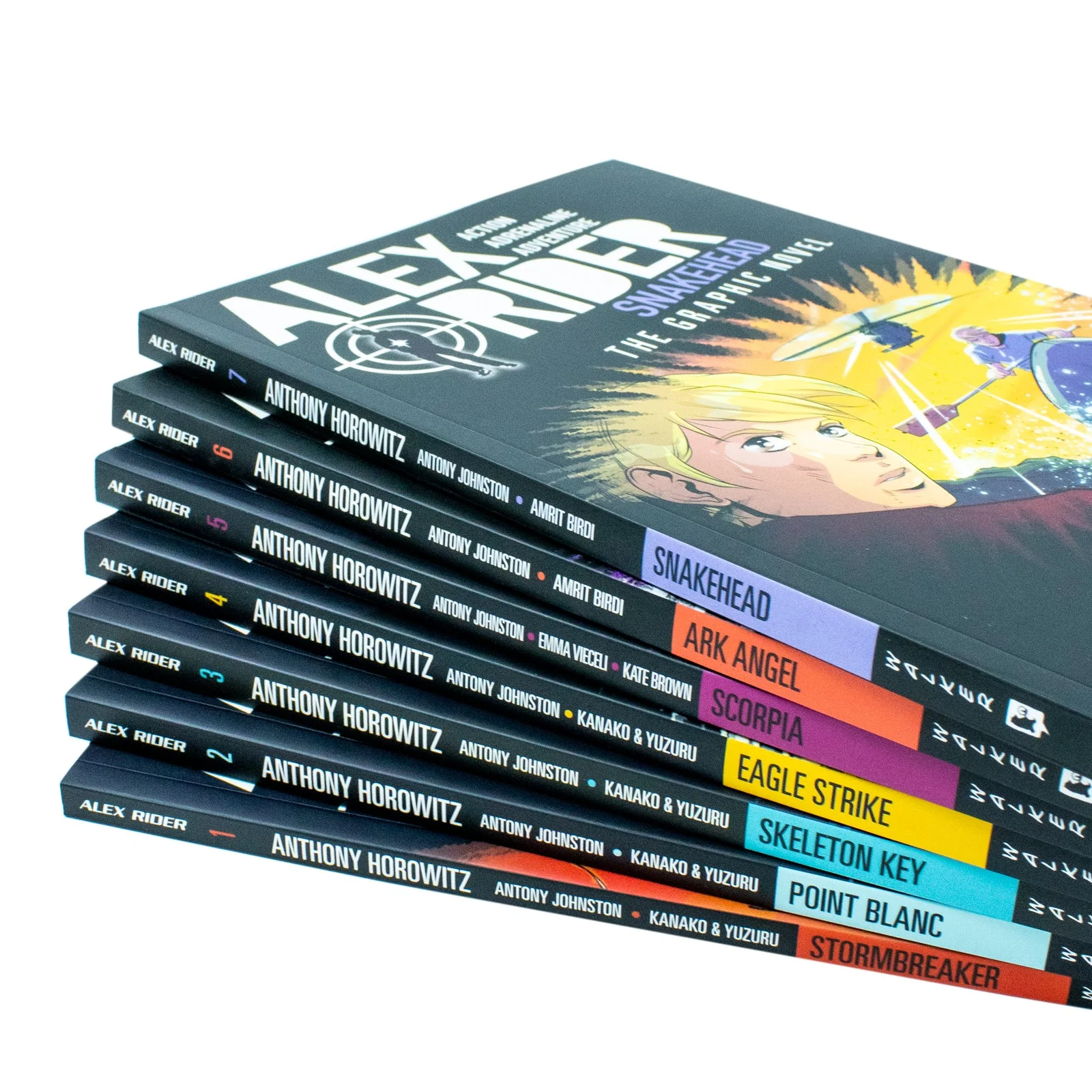 Alex Rider Collection 7 Graphics Books Set By Anthony Horowitz - Image 3