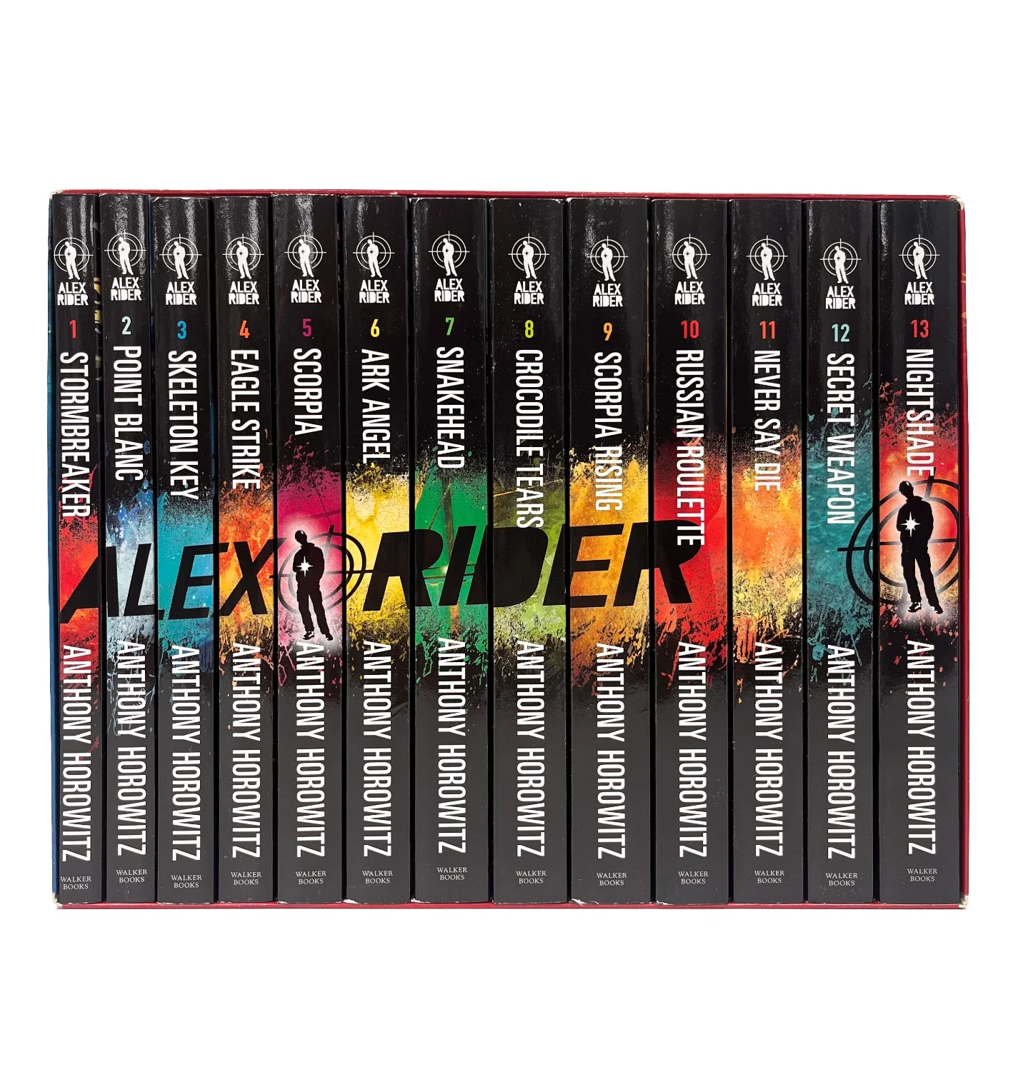 Alex Rider Series 13 Books Collection Set By Anthony Horowitz (Stormbreaker, Point Blanc, Skeleton Key, Eagle Strike, Secret Weapon, Nightshade & More) - Image 3