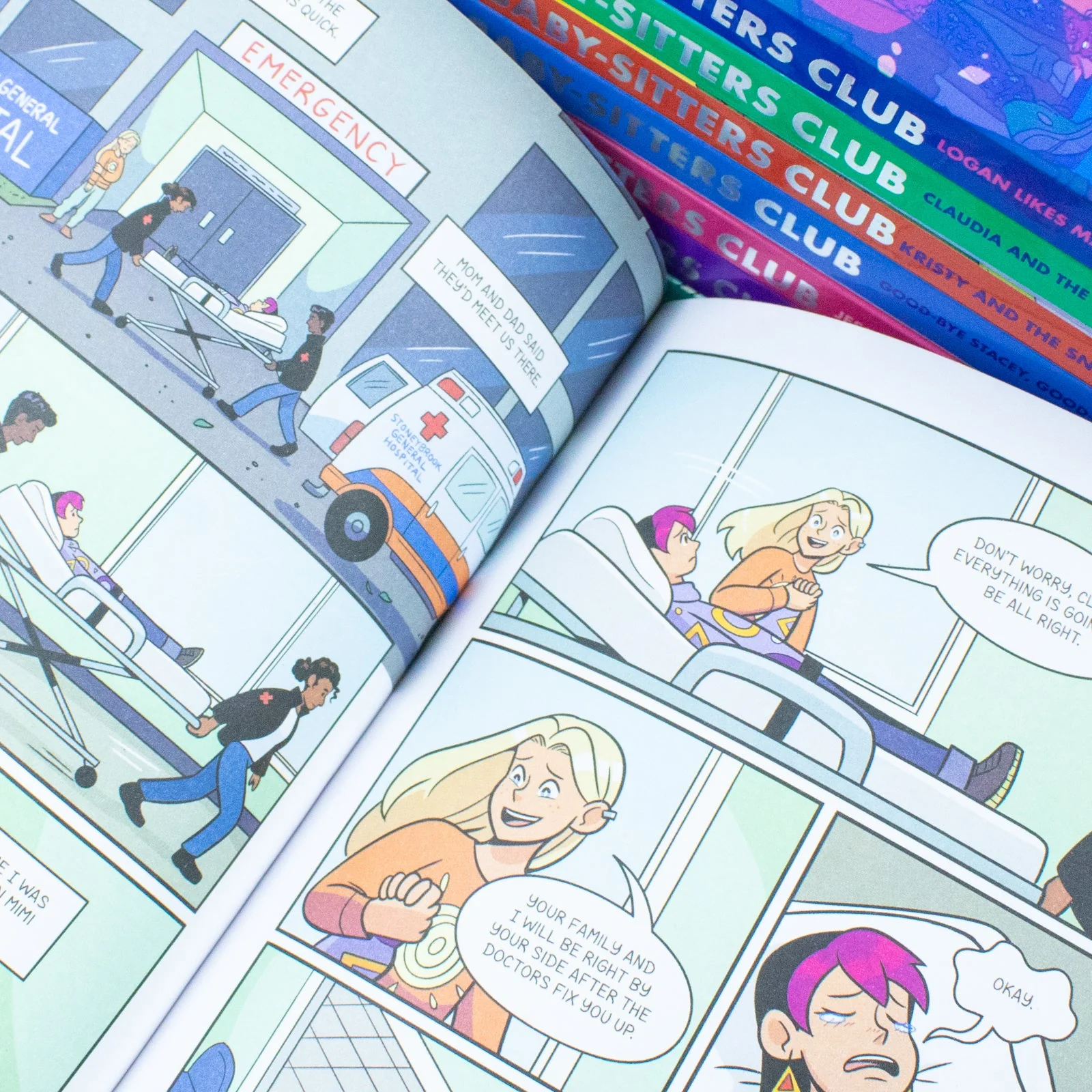 Babysitters Club Graphix 8-15 Books Collection Set: Full-Color Edition (Baby-Sitters Club Graphic Novel) (Logan Likes Mary Anne!, Claudia and the New Girl, Kristy and the Snobs & More) - Image 4