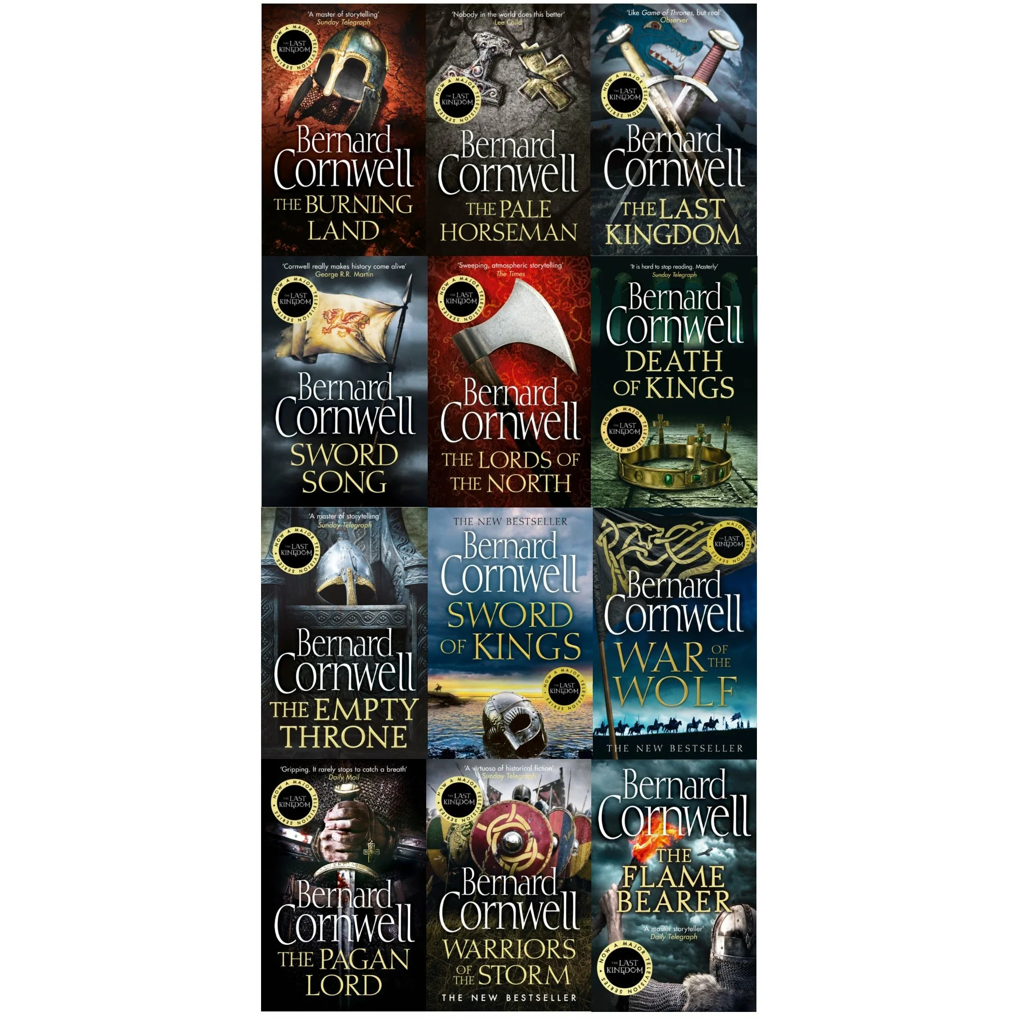 The Last Kingdom Series 12 Books Collection Set by Bernard Cornwell Sword of Kings, War of the Wolf - Image 2