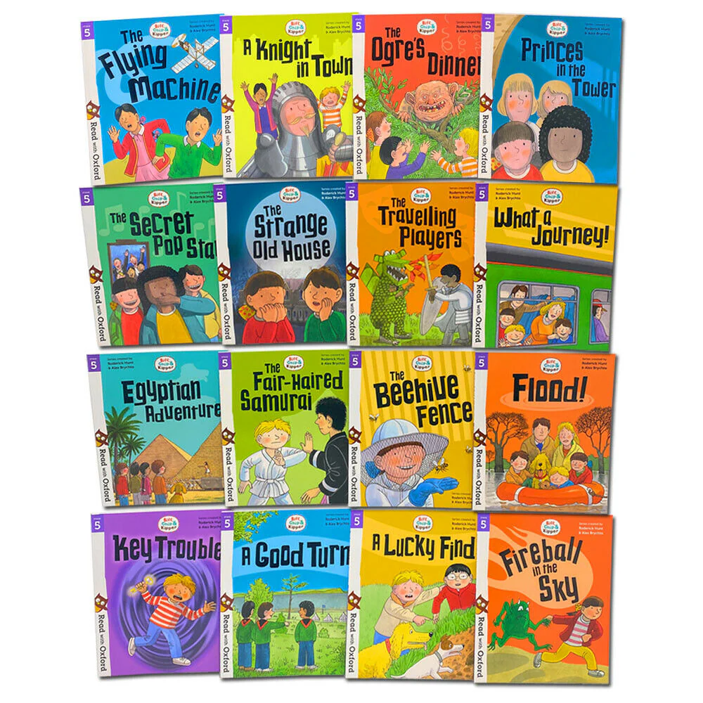 Biff Chip and Kipper Stage 5 Read with Oxford: 6+: 16 Books Collection Set - Image 4