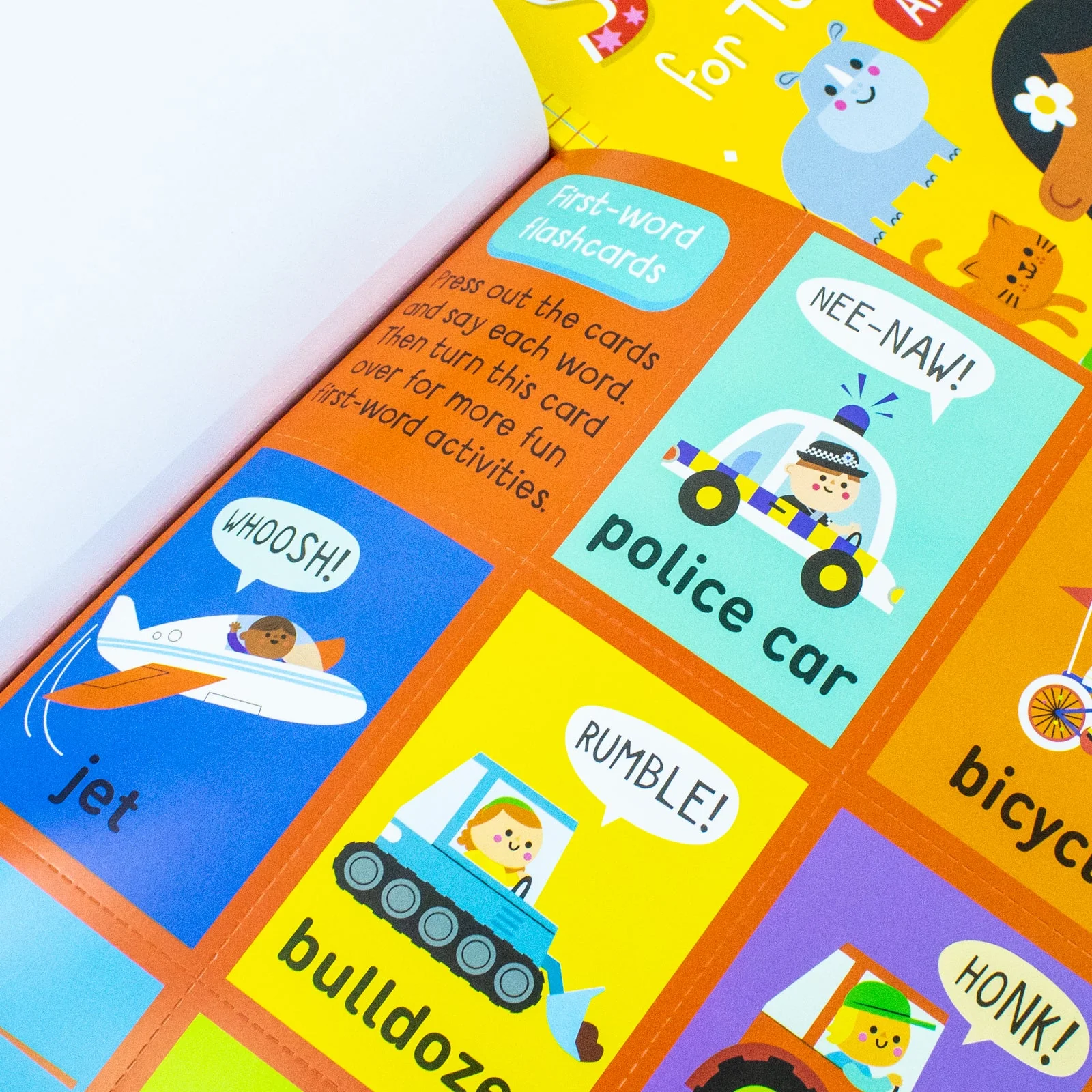 Big Stickers for Toddler Hands (Set of 4 Activity Books) (Animals, Dinosaurs, First Words, Things That Go) - Image 3
