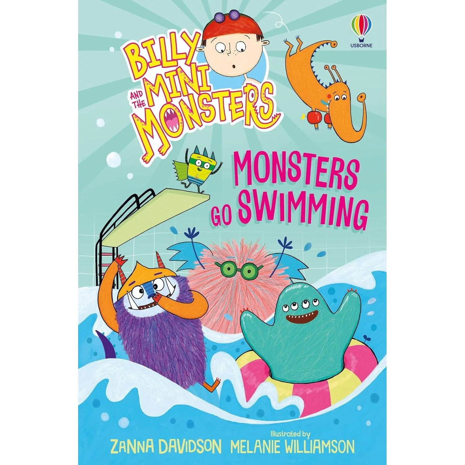 Billy and the Mini Monsters 6 Books Collection Set by Zanna Davidson SERIES 1 (Monsters go to School, on a Plane, In the Dark, Go to a Party! and More) - Image 7