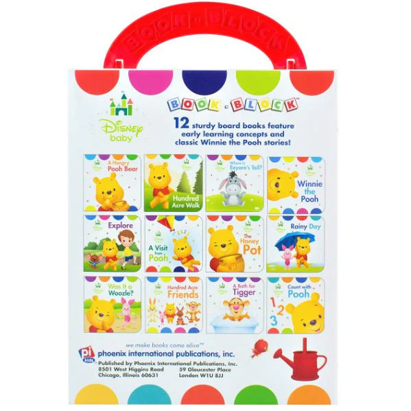 BOX DAMAGE - Disney Baby - Winnie the Pooh - My First Library Board Book Block 12-Book Set - Image 2