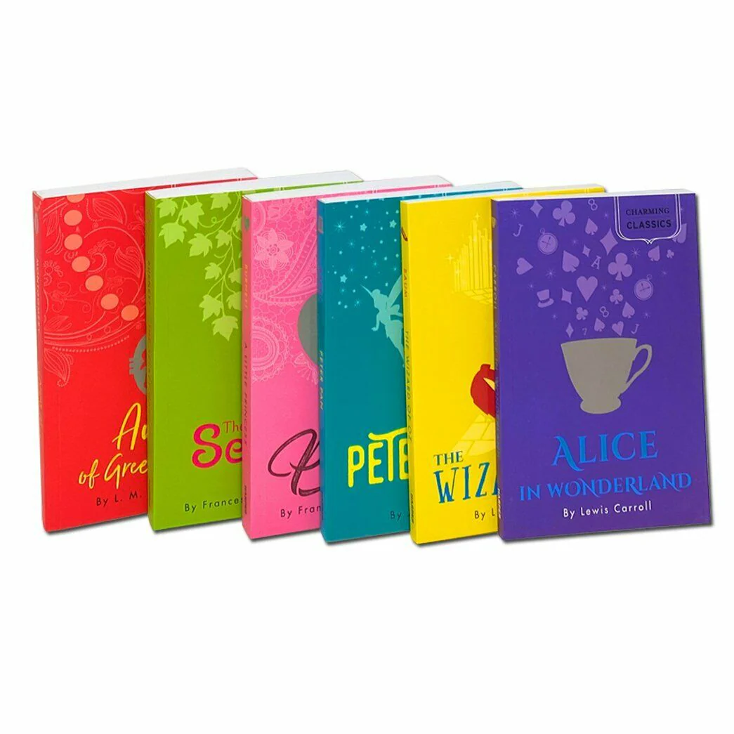 Charming Classics Collection 6 Books Box Set Alice In Wonderland, A Little princess - Image 3
