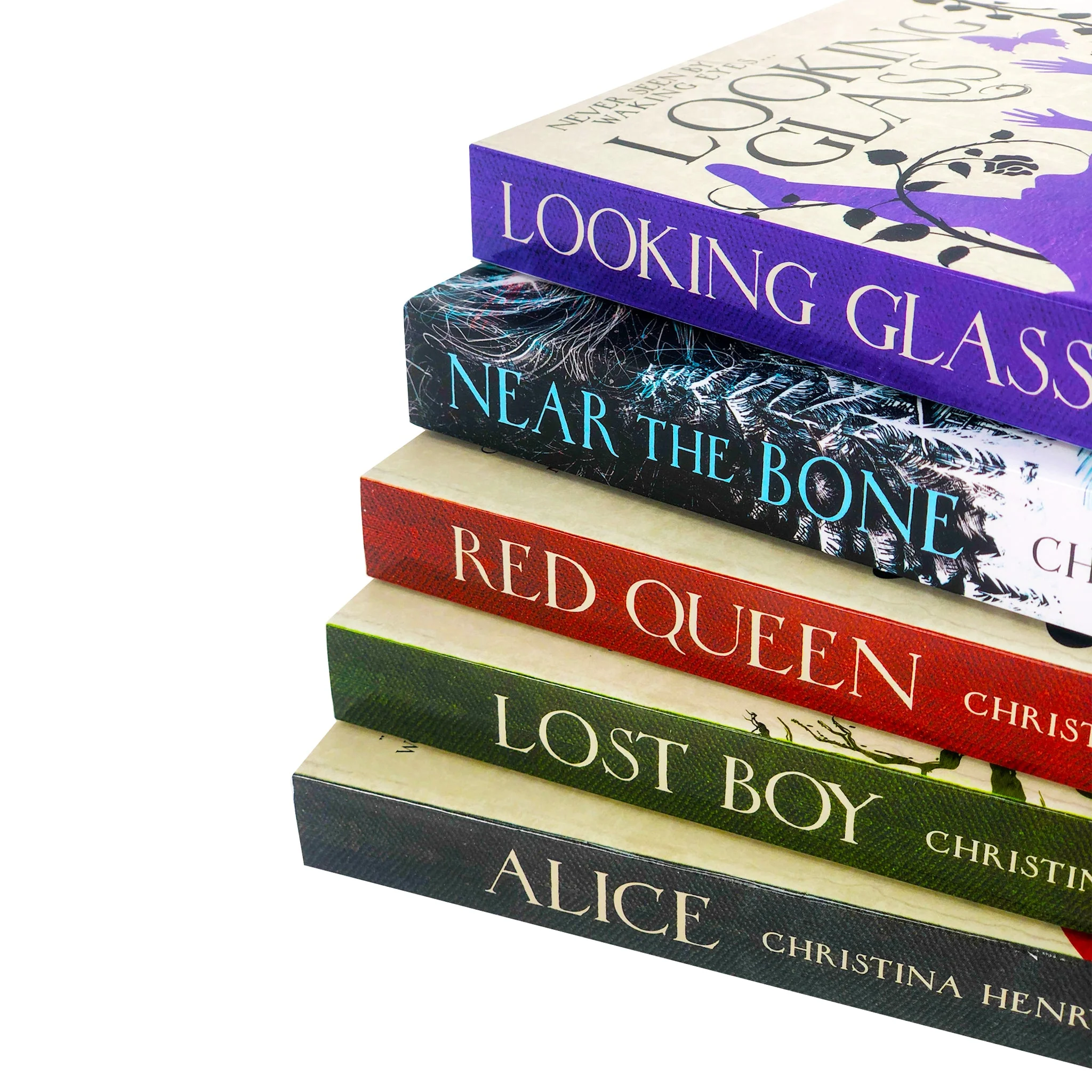 Christina Henry Chronicles of Alice 5 Books Collection Set (Near the Bone, Looking Glass, Red Queen, Lost Boy, Alice) - Image 2