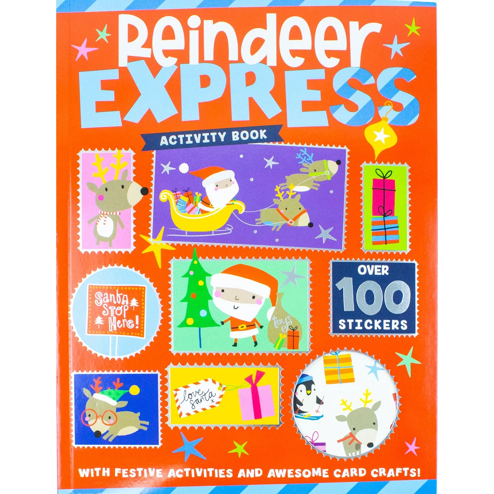 Children’s Christmas Activity Book Collection 6 Books Set | Magic Workshop, Elf Adventure, Gingerbread Friends, Polar Party, Reindeer Express & Jolly Santa - Image 14