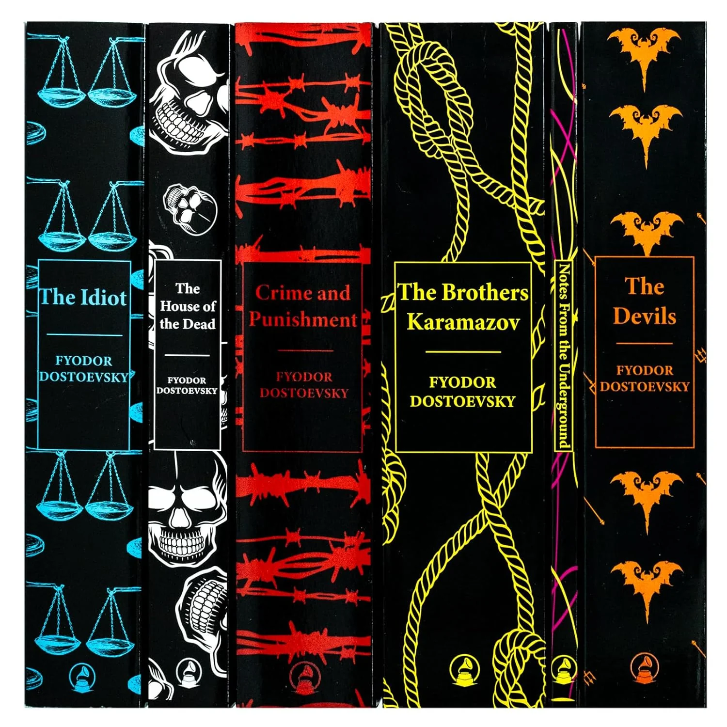 Complete Collection of Fyodor Dostoevsky 6 Books Set (Crime and Punishment, Notes From the Underground,The Brother Karamazov,The Devils,The House of the Dead,The Idiot) - Image 4