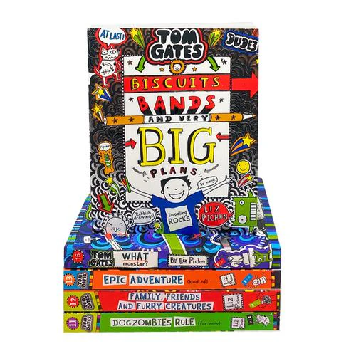 Liz Pichon Tom Gates 5 Books Collection Set Series 3 - Epic Adventure, What Monster?, Dogzombies Rule, Family Friends and Furry Creatures and More - Image 3