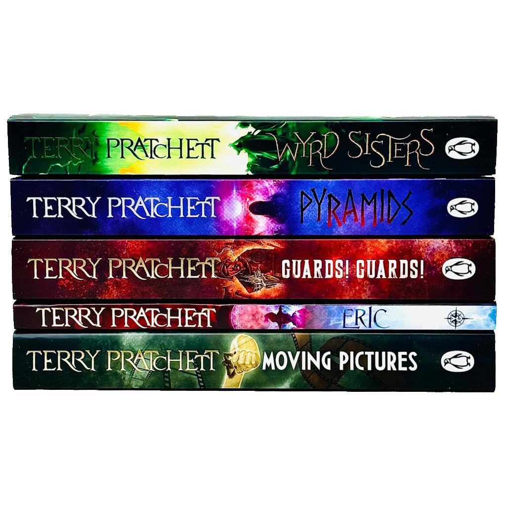 Discworld Novel Series 2 Terry Pratchett Collection 5 Books Set Book 6-10 - Image 2