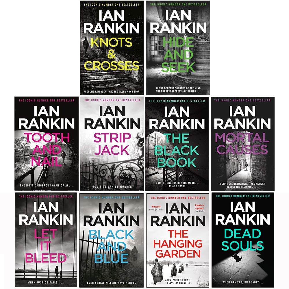 Ian Rankin Inspector Rebus Series Collection 10 Books Set (Knots And Crosses, Hide And Seek, Tooth And Nail, Strip Jack, The Black Book, Mortal Causes, Let It Bleed, Black And Blue and More) - Image 2