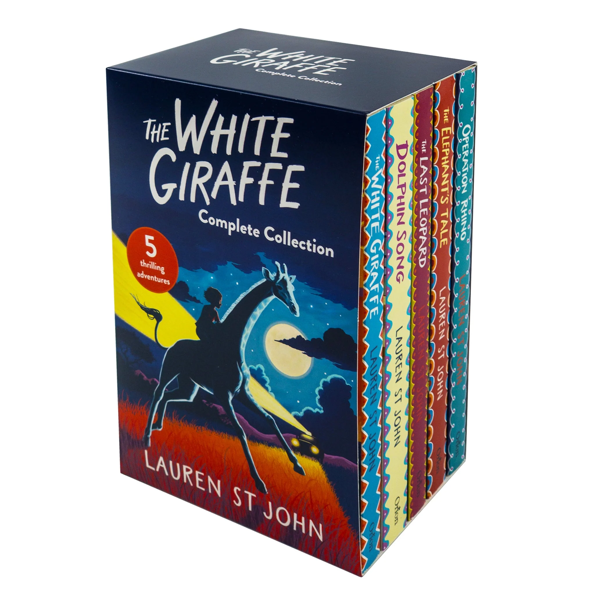 White Giraffe Series Collection 5 Books Box Set By Lauren St John - Dolphin Song The Last Leopard The .. - Image 2