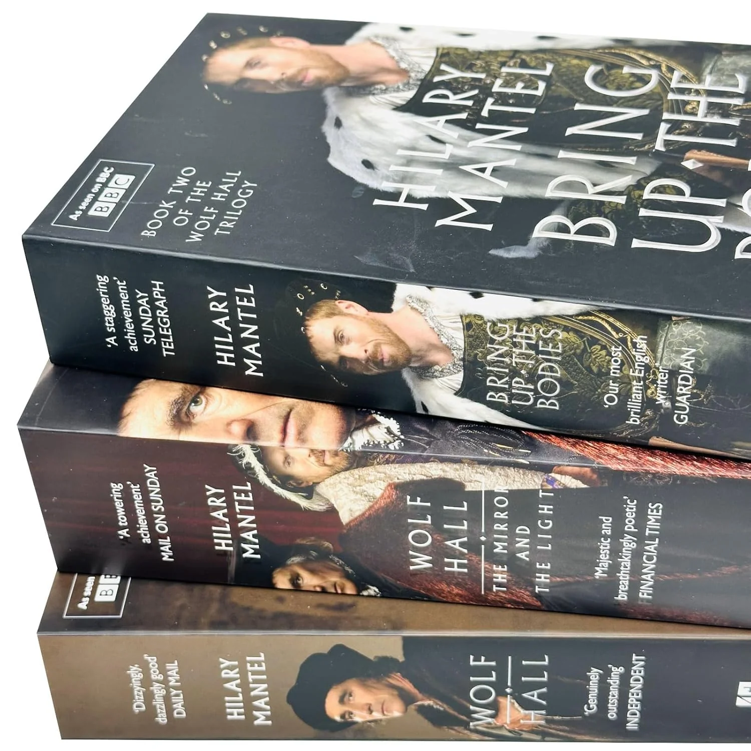 Wolf Hall Trilogy 3 Books Collection Set By Hilary Mantel - The Mirror And The Light Bring Up the Bodies Wolf Hall - Image 3