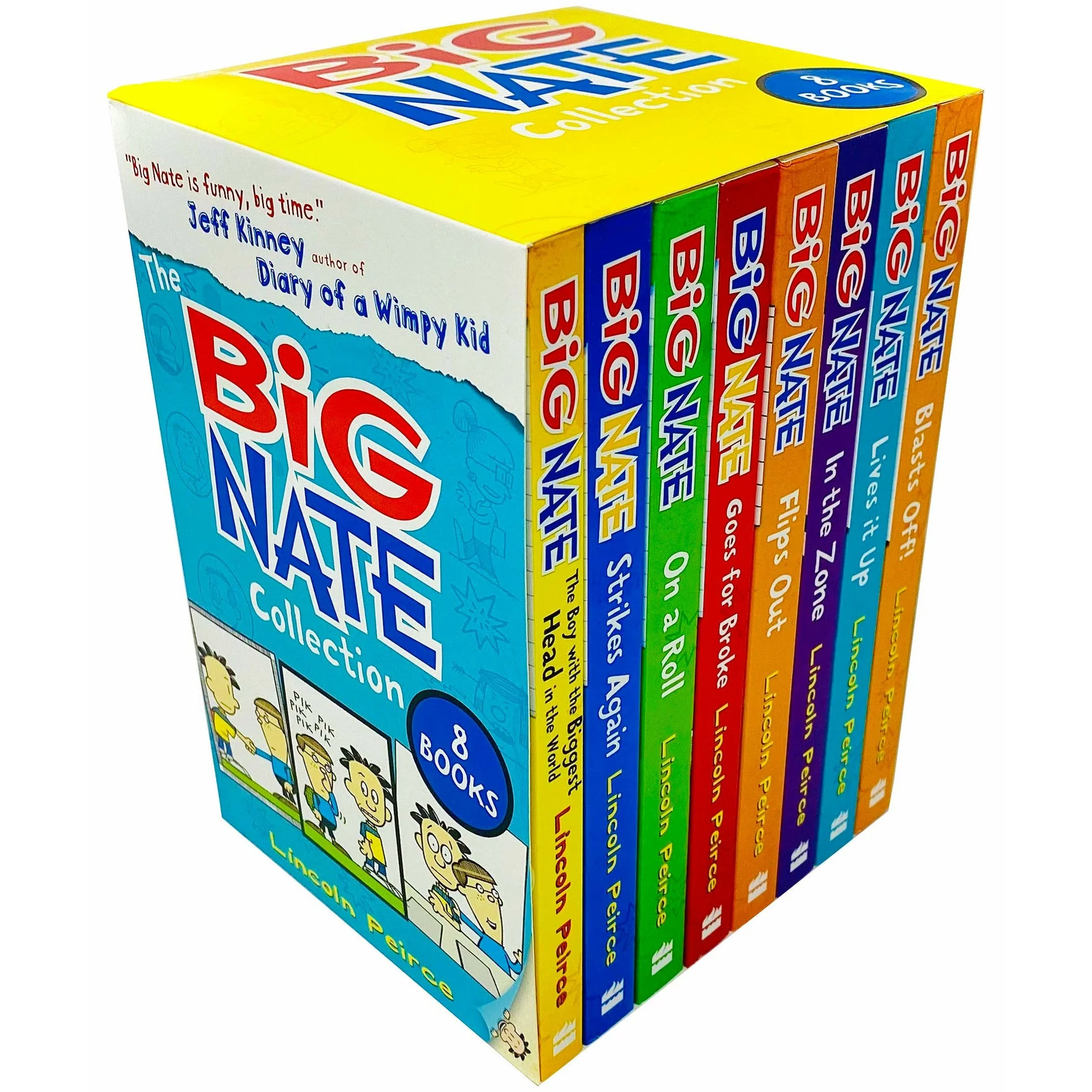 Diary of A Wimpy Kid & Big Nate 20 Books Collection Set by Jeff Kinney, Lincoln Peirce - Image 3