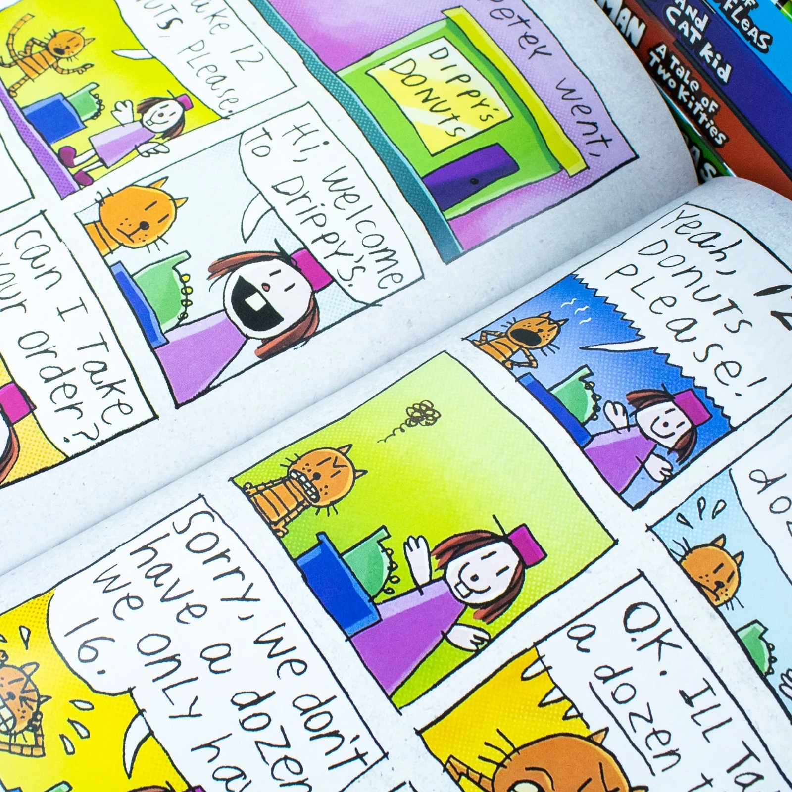 Dog Man Series 1-12 Books Collection Set By Dav Pilkey (Dog Man, Unleashed, Tale Of Two Kitties, Dog Man and Cat Kid, Lord of The Fleas, Brawl of The Wild, For Whom The Ball Rolls, Fetch-22 &amp; More) - Image 4