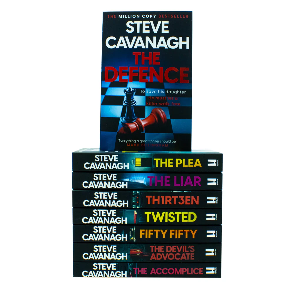 Eddie Flynn Series 8 Books Collection Set By Steve Cavanagh (Twisted, Thirteen, The Accomplice, The Defence, The Plea, The Liar, Fifty-Fifty, The Devil's Advocate) - Image 3