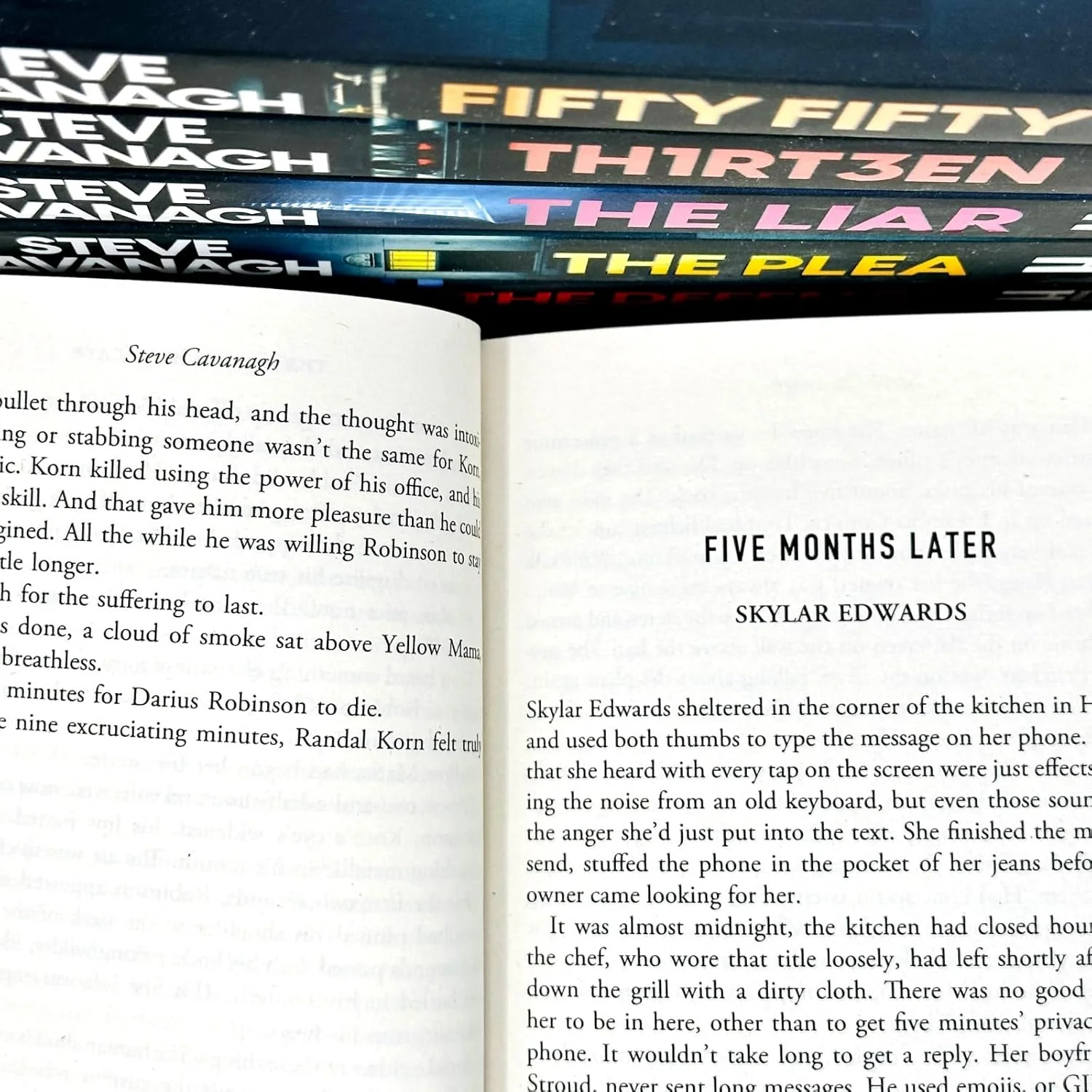 Eddie Flynn Series 7 Books Collection Set By Steve Cavanagh (Twisted,Thirteen, The Defence, The Plea, The Liar, Fifty-Fifty, The Devil's Advocate) - Image 4