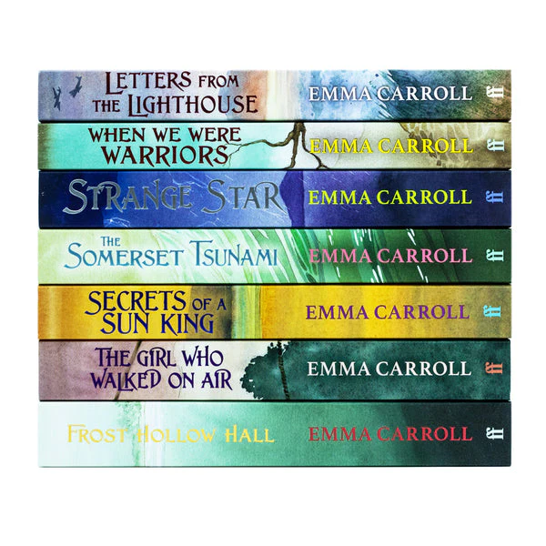 Emma Carroll 7 Books Collection Set (Letters From The Lighthouse,Frost Hollow Hall,The Girl Who Walked On Air,Strange Star,Secrets Of A Sun King,The Somerset Tsunami,When we were Warriors) - Image 2