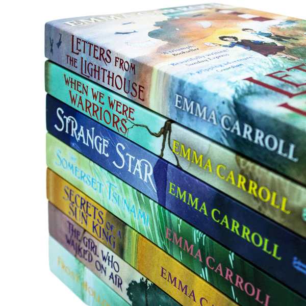 Emma Carroll 7 Books Collection Set (Letters From The Lighthouse,Frost Hollow Hall,The Girl Who Walked On Air,Strange Star,Secrets Of A Sun King,The Somerset Tsunami,When we were Warriors) - Image 3