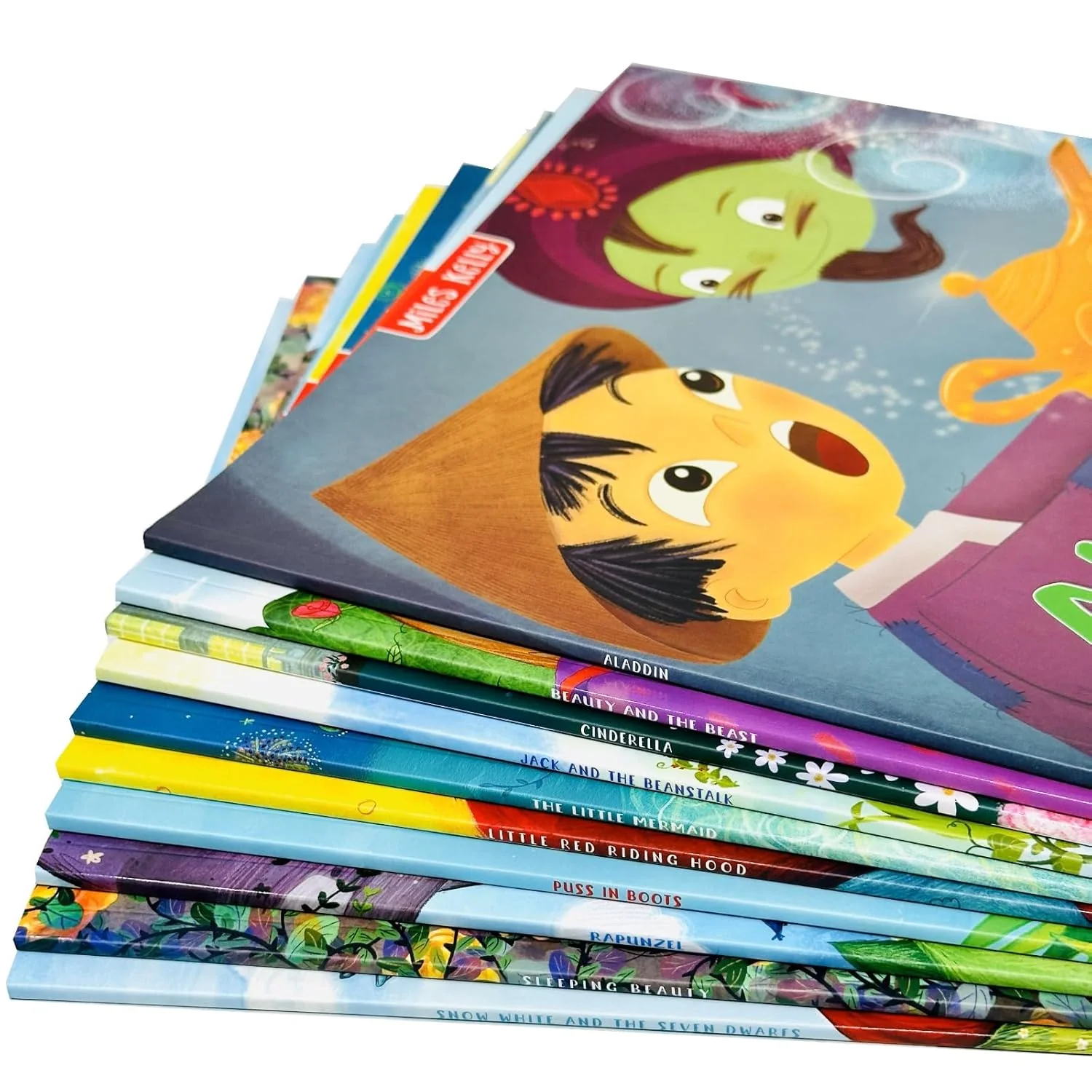 Fairy Tales Little Adventure 10 Books Collection Set (Aladdin, Beauty and the Beast, Cinderella, Jack and the Beanstalk, The Little Mermaid, Little Red Riding Hood, Puss in Boots, Rapunzel & More) - Image 3