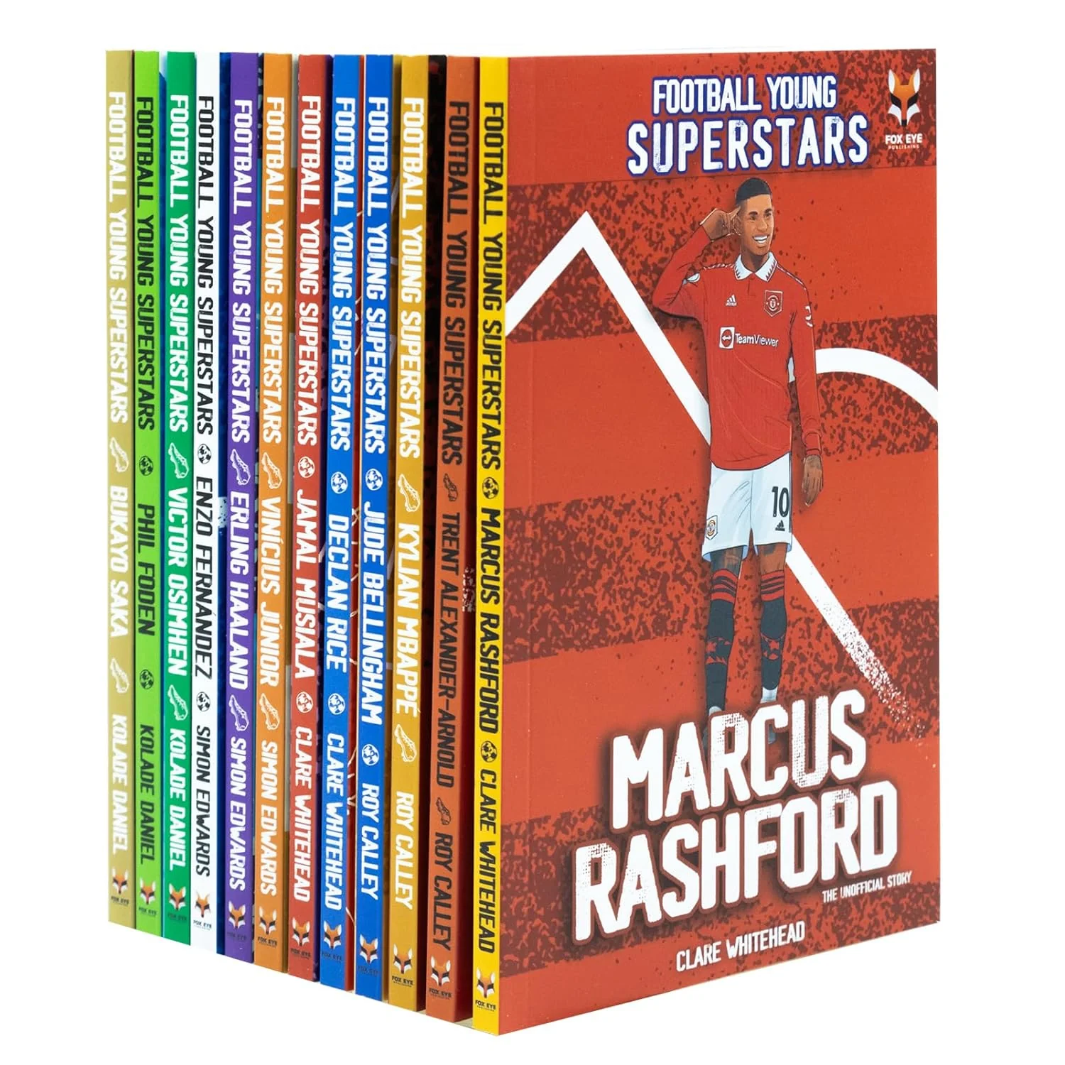 Football Young Superstars 12 Books Box Set: Jude Bellingham, Marcus Rashford, Phil Foden, Bukayo Saka, Kylian Mbappe - Image 6