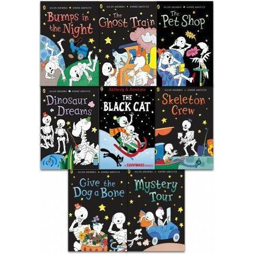 Funny Bones Collection By Allan Ahlberg 8 Books Set Ghost Train, Skeleton Funny bones - Image 2