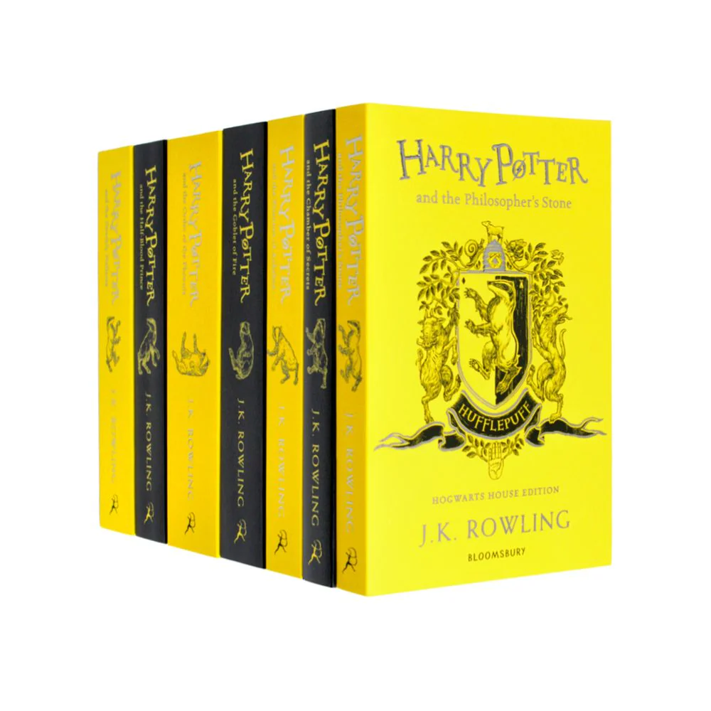 Harry Potter Hufflepuff House Editions PAPERBACK Box Set: J.K. Rowling - 7 books Set - Image 2