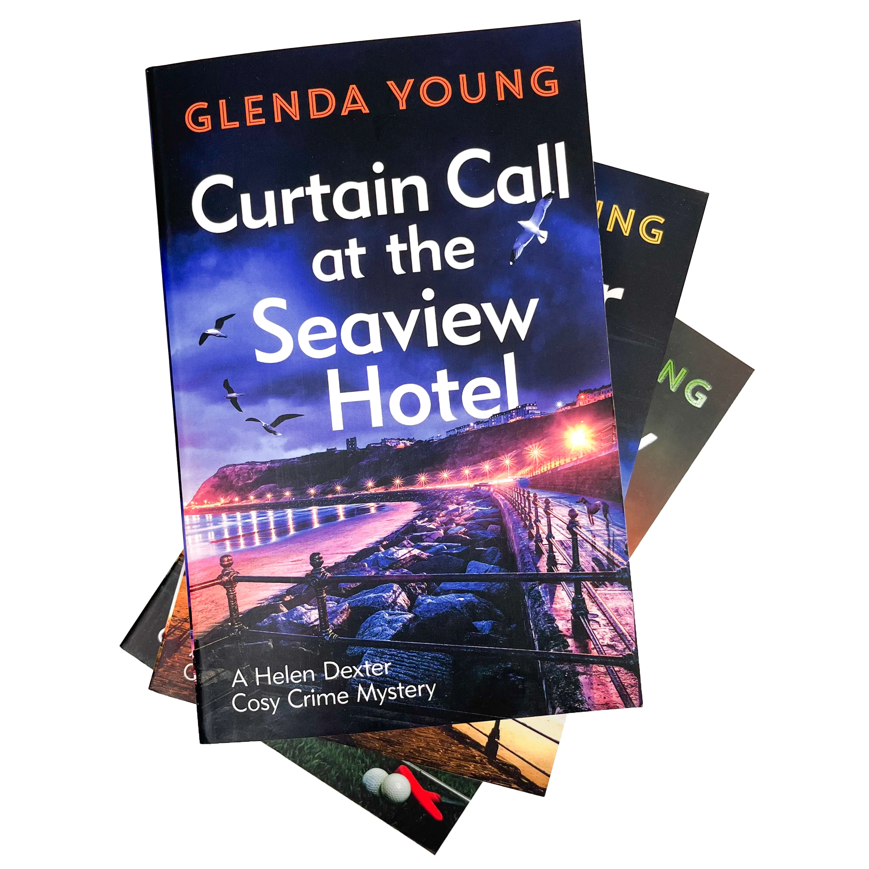 Helen Dexter Cosy Crime Mysteries 3 Books Collection Set By Glenda Young (Murder at the Seaview Hotel, Curtain Call at the Seaview Hotel & Foul Play at the Seaview Hotel) - Image 2