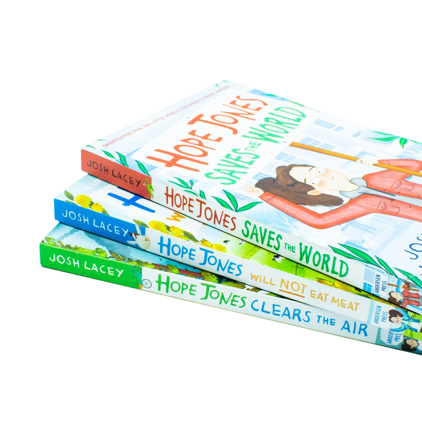 Hope Jones 3 Books Collection Set by Josh Lacey (Saves the World, Clears the Air, Will Not Eat Meat) - Image 3