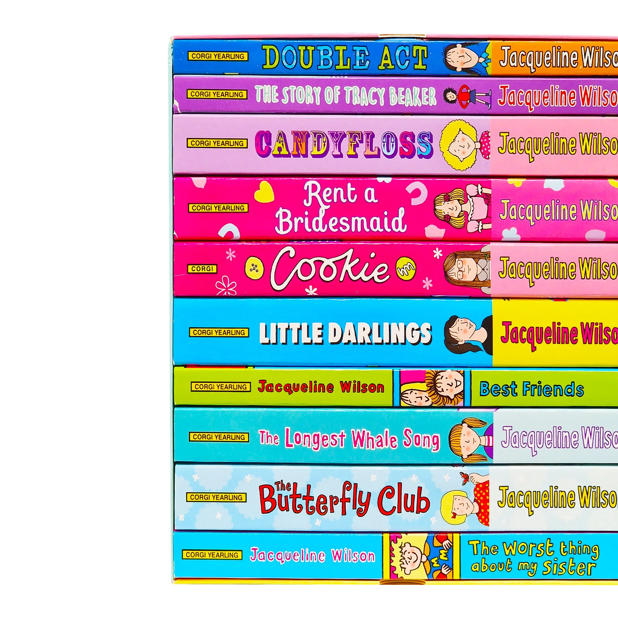 Jacqueline Wilson 10 Books Collection Set Double Act Candyfloss Cookie Little Darlings Best Friends The Butterfly Club and MORE - Image 5