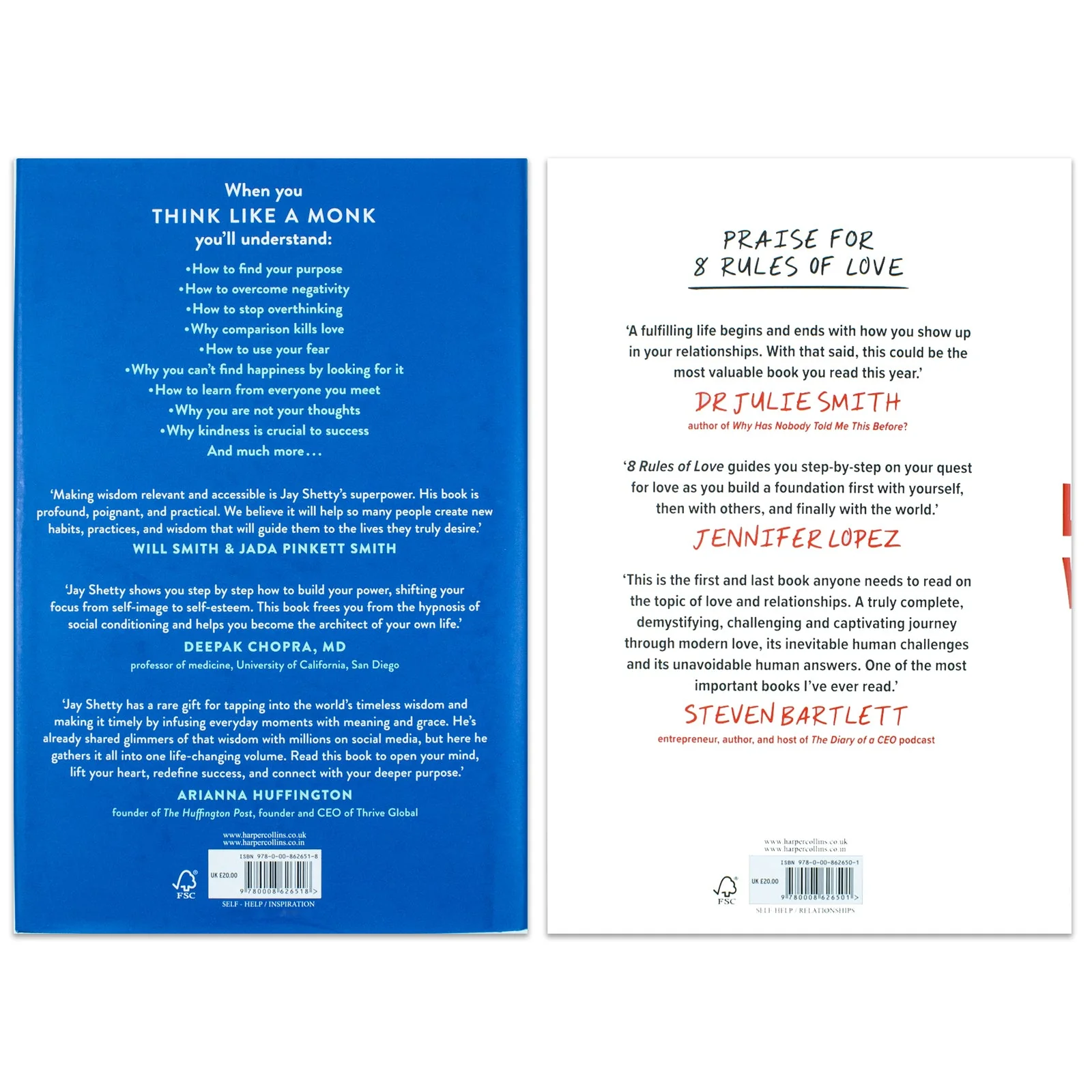 Jay Shetty Collection 2 Books Set (8 Rules of Love [Hardcover], Think Like a Monk [Paperback]) - Image 10
