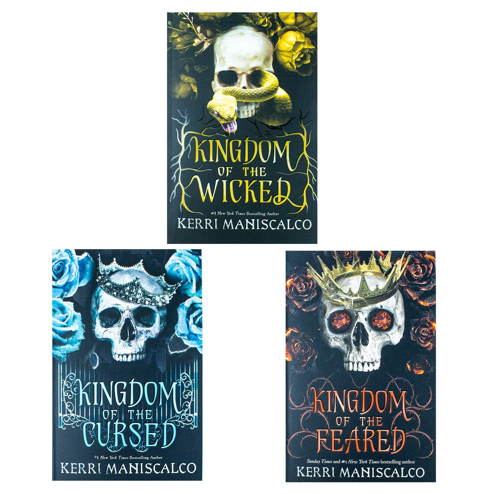 Kingdom of the Wicked Series 3 Books Collection Set by Kerri Maniscalco [Kingdom of the Wicked, Kingdom of the Cursed & Kingdom of the Feared] - Image 4