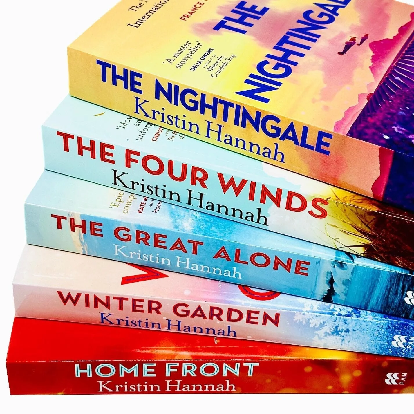 Kristin Hannah Collection 5 Books Set (The Nightingale, The Four Winds, The Great Alone, Winter Garden, Home Front) - Image 4