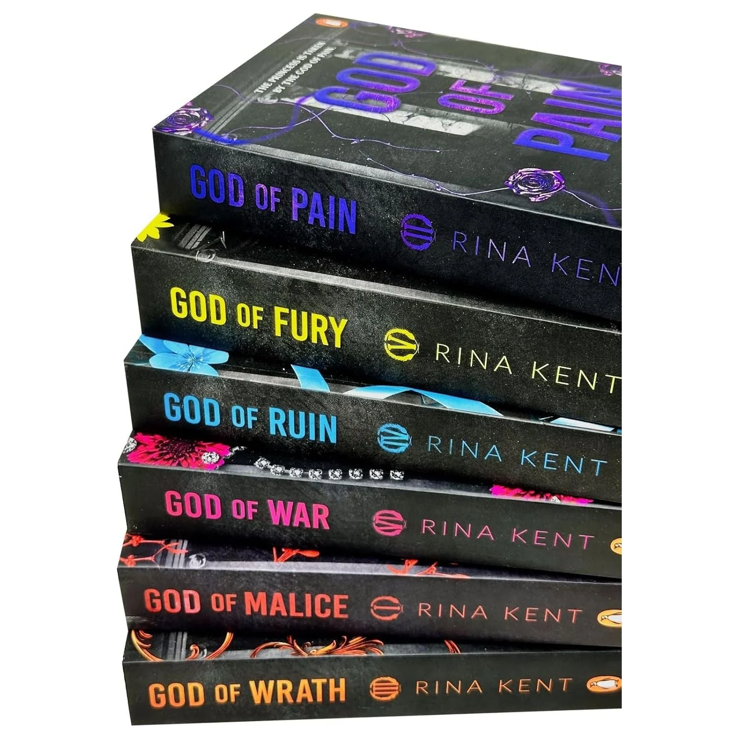 Legacy of Gods Series 6 Books Collection Set By Rina Kent (God of Pain, God of Fury, God of Ruin, God of War, God of Malice and God of Wrath) - Image 3