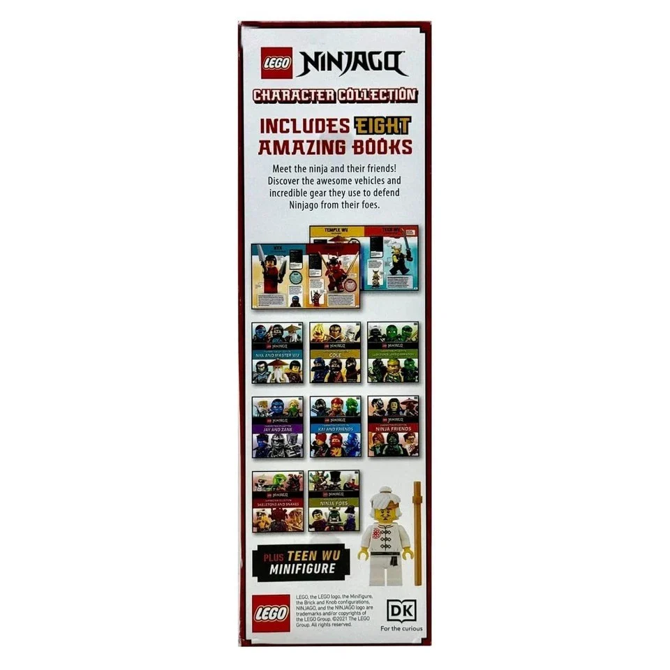 LEGO Ninjago Character Collection 8 Books Collection Set: Includes Teen Wu Minifigure - Image 2