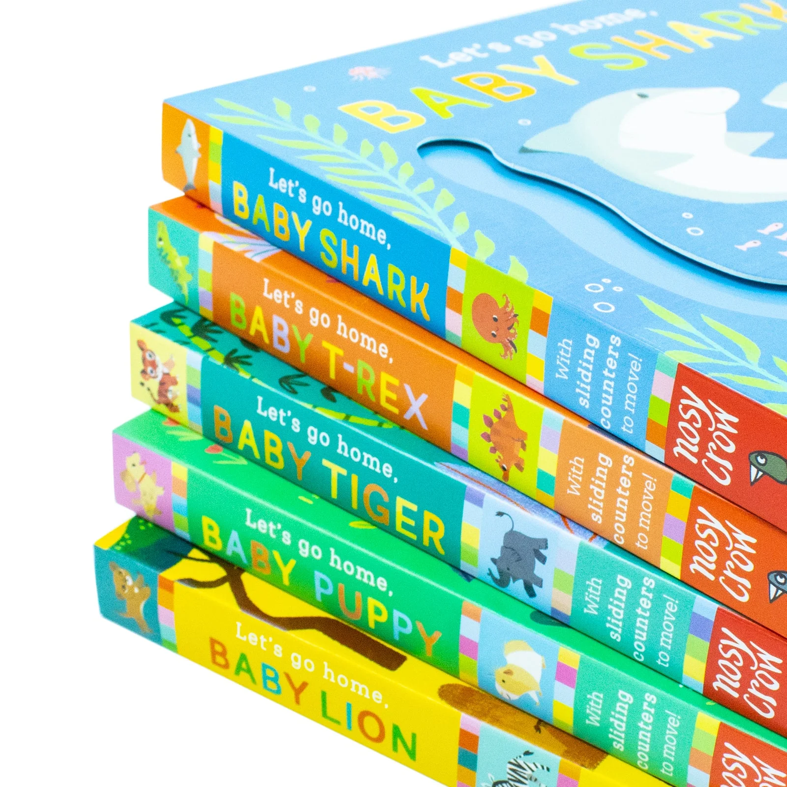 Let’s Go Home Series 5 Books Collection Set (Baby Shark, Baby T-Rex, Baby Tiger, Baby Puppy, Baby Lion) - Image 4