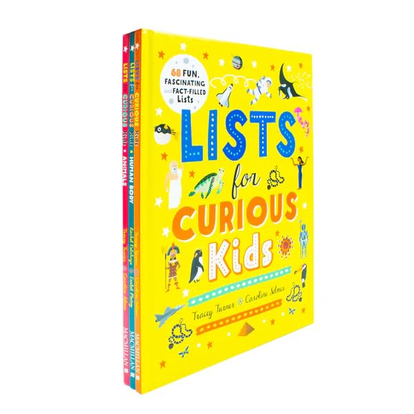 Lists for Curious Kids Collection 3 Books Box Set By Tracey Turner, Rachel Delahaye (Lists for Curious Kids, Human Body and Animals) - Image 2