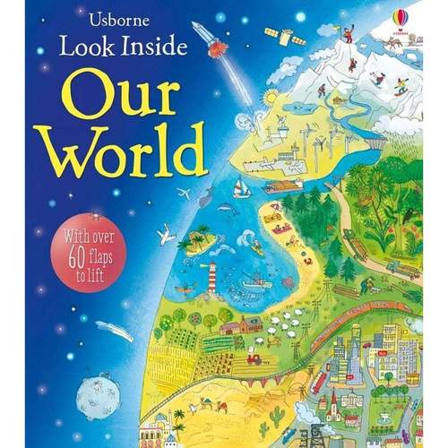 Usborne Look Inside Collection 6 Books Set - Space, Animal Homes, Our World, Seas and Oceans, Jungle, Nature - Image 3