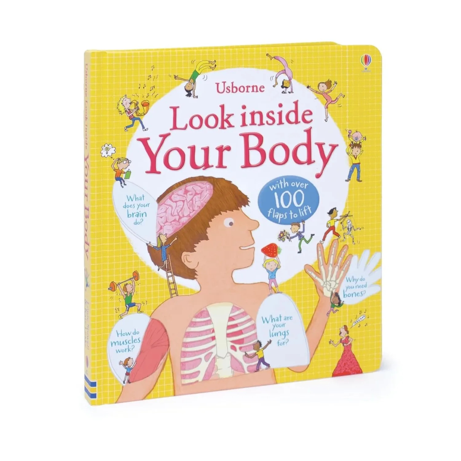 Look Inside Your Body (Look Inside Board Books) - Usborne Lift the Flap Books - Image 2