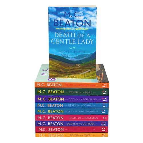 M C Beaton Hamish Macbeth Mystery Series 10 Books Collection Set Poison Pen, Nurse, Gossip - Image 3