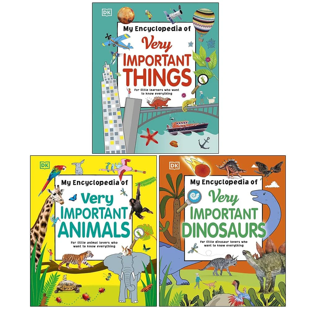 My Very Important Encyclopedias Series By DK 3 Books Collection Set (My Encyclopedia of Very Important Things, My Encyclopedia of Very Important Animals, My Encyclopedia of Very Important Dinosaurs) - Image 3