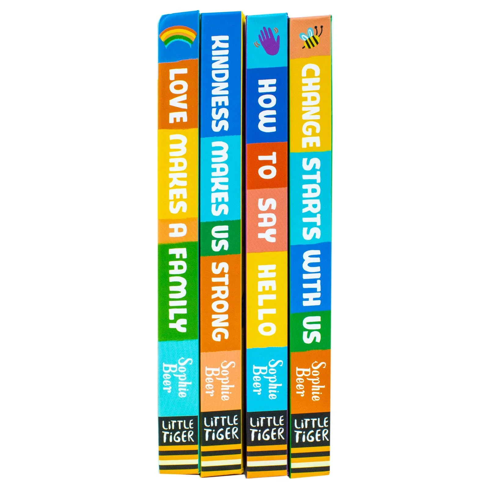 My First Behaviour and Manners Library 4 Books Collection Set by Sophie Beer (Change Starts With Us, Love Makes a Family, Kindness Makes Us Strong & How to say Hello) - Image 4