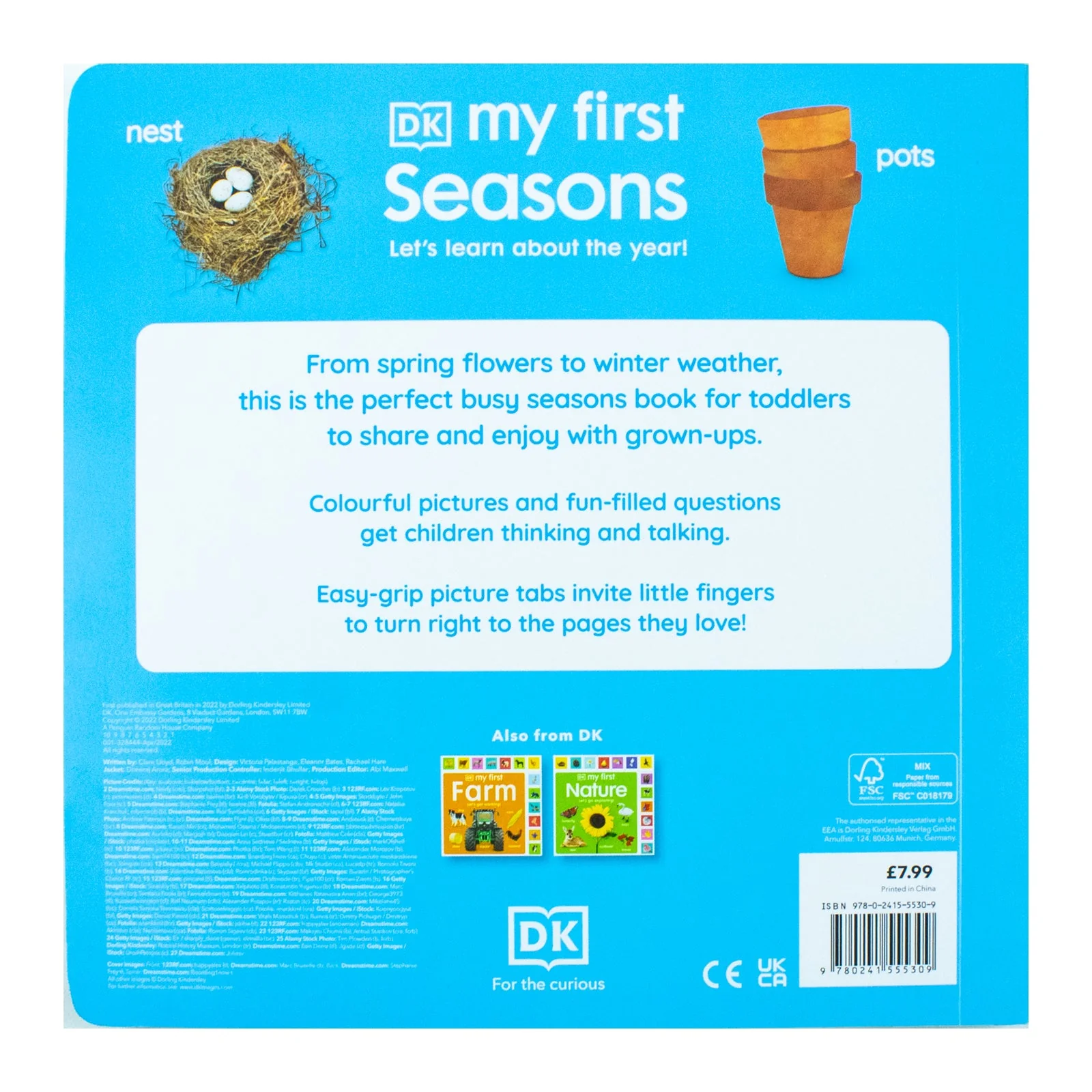 My First Seasons: Let's Learn About the Year! (DK My First Tabbed Board Book) - Image 3