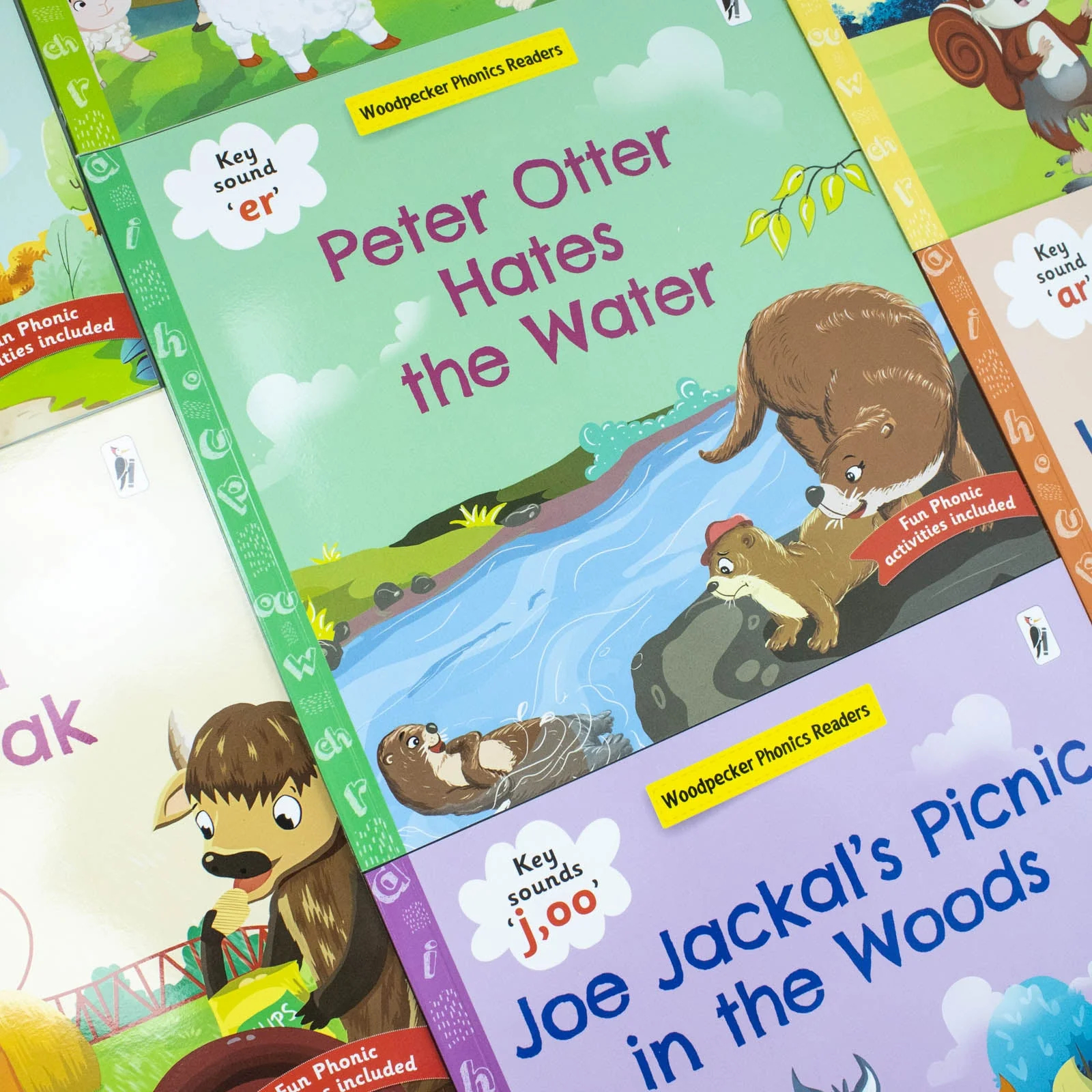 My Third Phonic Sounds 12 Books Collection Box Set with Included Fun Activities(Shelley Sheep Gets a Shock, The Snail and The Yak, Rex the Fax Can't Sleep & More)(Learning Key Level 3) - Image 4