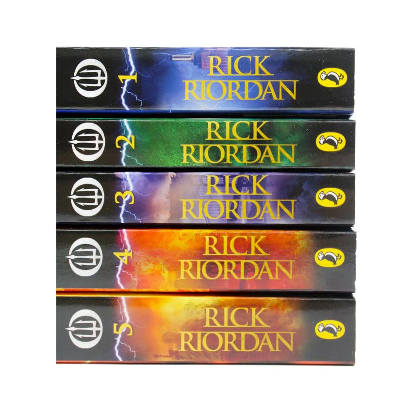 Percy Jackson Series by Rick Riordan 5 Books Collection Box Set - Ages 9-14 - Paperback - Image 3