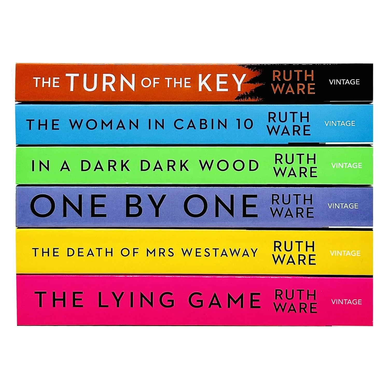 Ruth Ware Collection 6 Books Set (The Turn of the Key, The Woman in Cabin 10, In a Dark Dark Wood, One by One, The Death of Mrs Westaway, The Lying Game) - Image 2